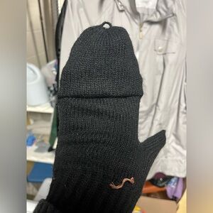Black Convertible Knit Mittens Giveaway